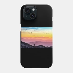 Beautiful Sunrise Mountain Hiking Phone Case