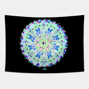 Pickleball Mandala by Pickleball ARTwear Tapestry