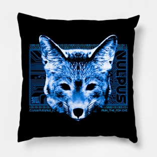 VULPUS Digital for Real- Ice Blue Pillow