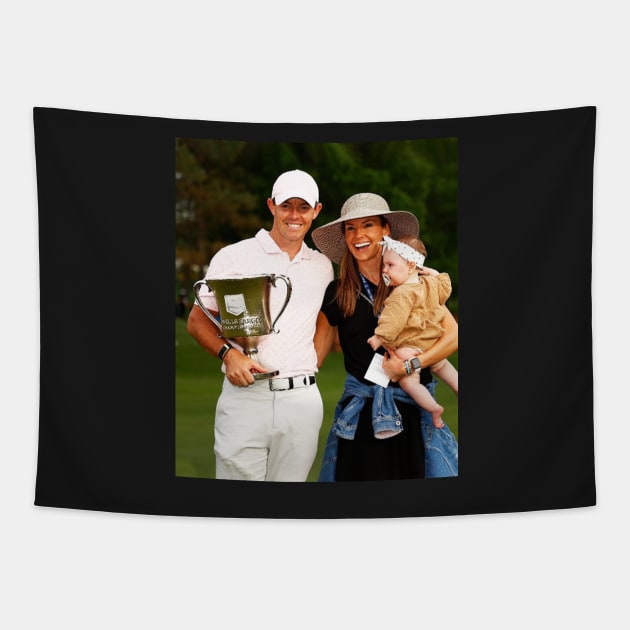 Rory Mcilroy Tapestry by zarafaart