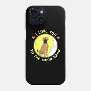 I Love You To The Moon And Back Boxer Phone Case