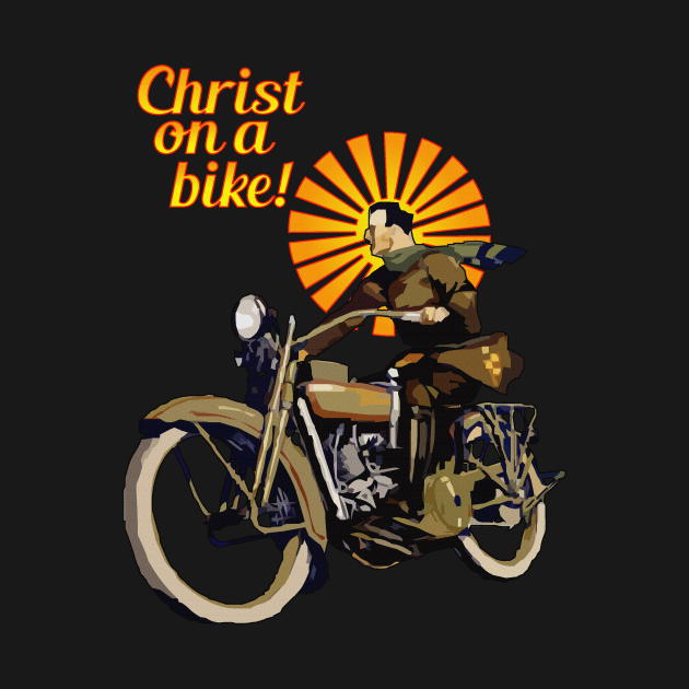 Christ on a Bike - Christ - T-Shirt