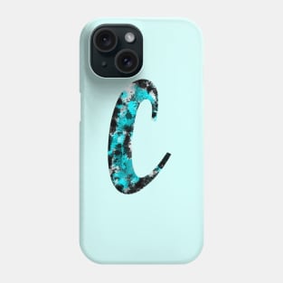 Paint Splash Letter C Phone Case