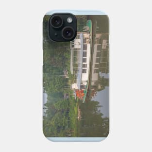 USA. Alaska. River. Old Retired Boat. Phone Case