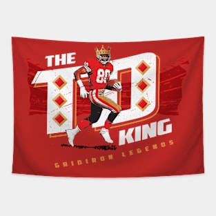 Jerry Rice TD king tee t-shirt Tapestry