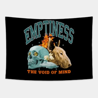 Emptiness t-shirt design Tapestry