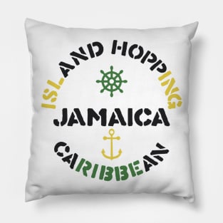 Jamaica Caribbean Island Hopping Pillow