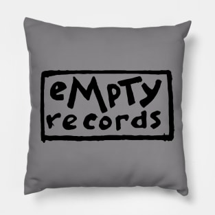 Vintage Empty Records Pillow