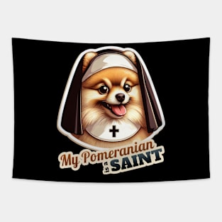 Pomeranian nun Tapestry