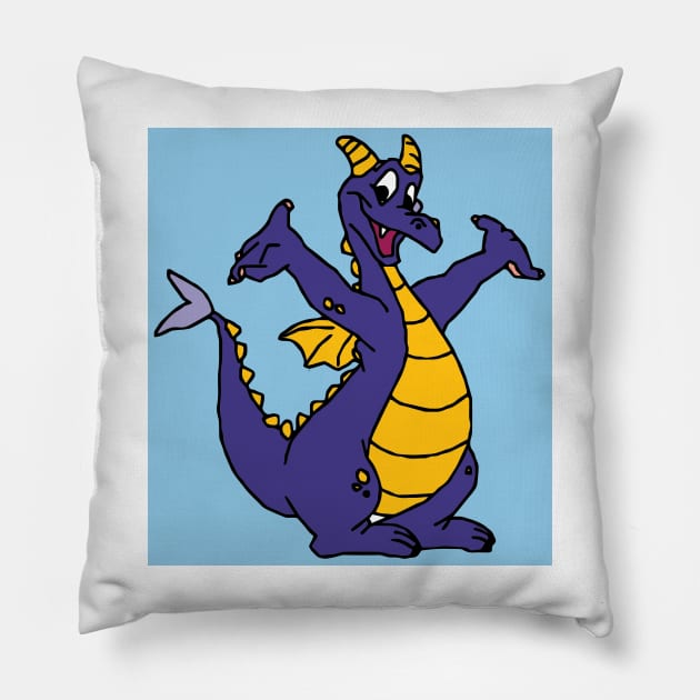 Dragon B 59 (Style:3) Pillow by luminousstore