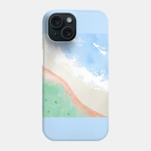 Beach and hill Phone Case