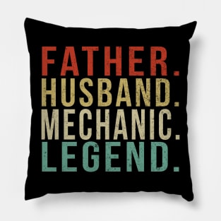 Mechanic Dad Vintage/ Father. Husband. Mechanic . Legend. Pillow