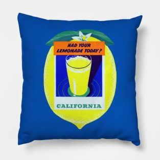 1940's California Lemonade Pillow