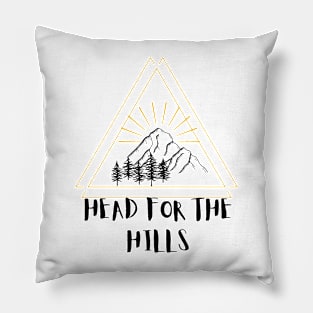 Head for the hills Pillow