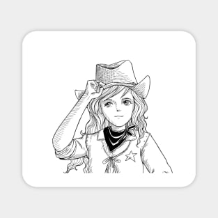 Sheriff Tammy Sketch Magnet