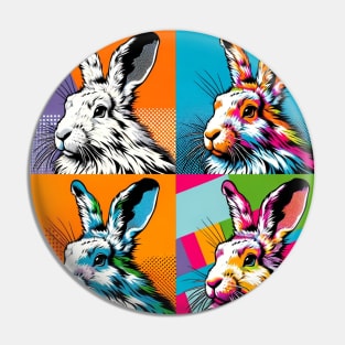 Arctic Cool - Pop Art Arctic Hare Pin