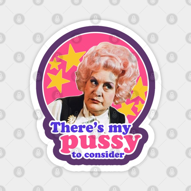 Mrs Slocombe Magnet by NikkiHaley