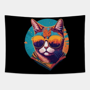 Cool Cat Kitten Lover Tapestry