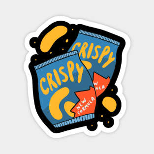 Crispy Chips - Snack Lover Art Magnet