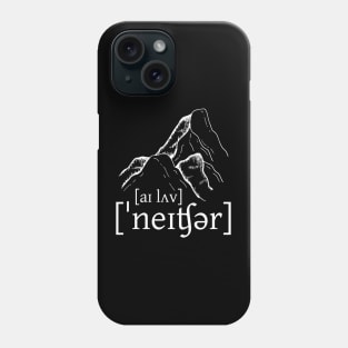 I Love Nature (in IPA) Phone Case