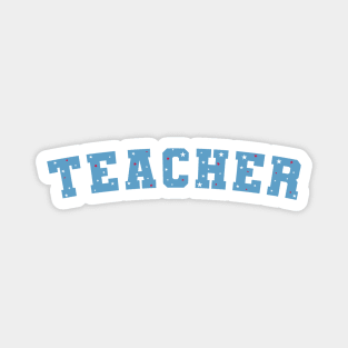 Teacher USA 4th Of July Gift Magnet