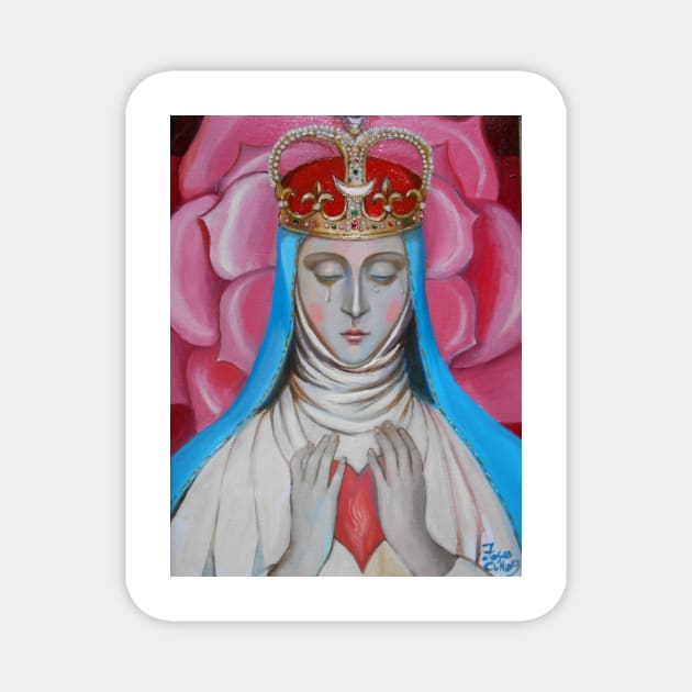 Madonna of Tears Magnet by Fosco-Culto