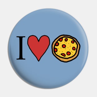 I Love Eating Pizza Pin