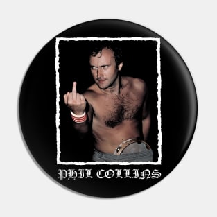 Classic Phil Collins Pin