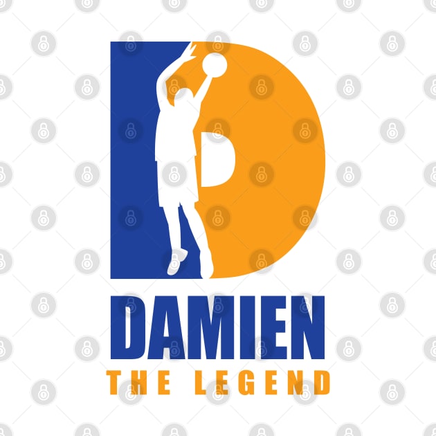 Damien Custom Player Basketball Your Name The Legend by Baseball Your Name