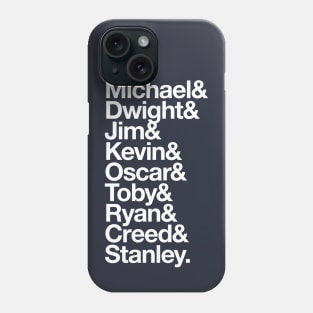 The Office - guys names Phone Case