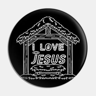 I Love Jesus Pin