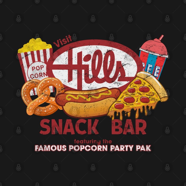 Distressed Hills Snack Bar by Tee Arcade