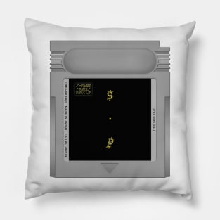 Black Up Game Cartridge Pillow