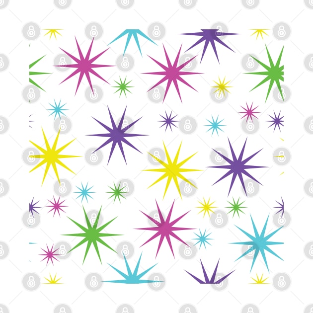 Starry Asterisk Pattern (Neon) by inotyler