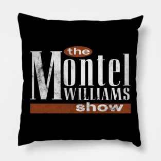 The Montel Williams Show / Vintage Look 90s Style Design Pillow