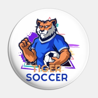 Tiger Soccer Pin