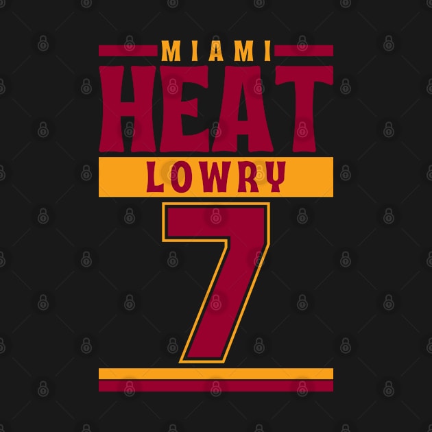 Miami Heat Lowry 7 Limited Edition by Astronaut.co