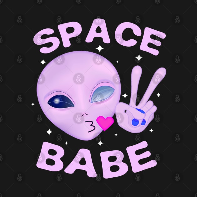 Space Babe - Pink by lulubee