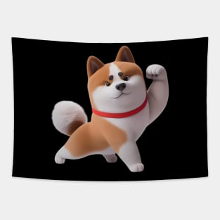 Akita Dog Tapestry