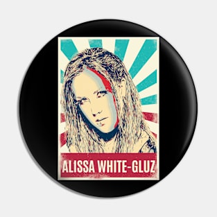 Vintage Classic Alissa White Gluz Pin