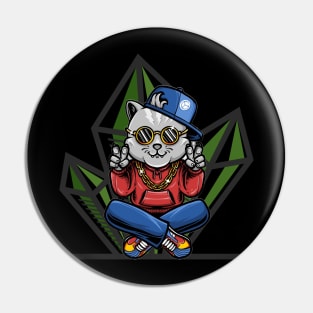 Cool Street Cats Pin