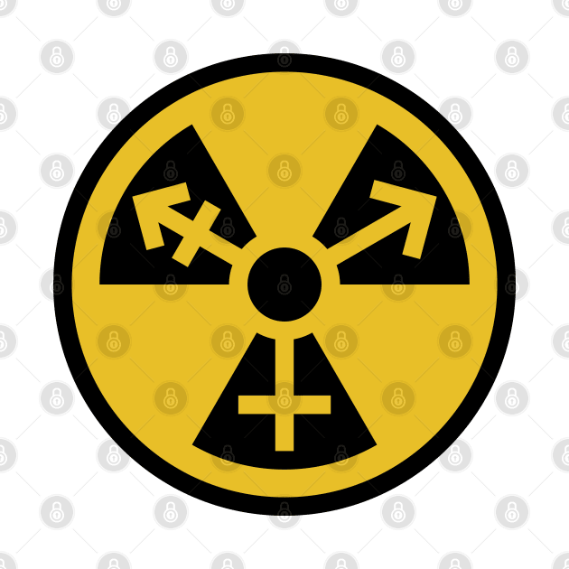 Trans Radiation - Yellow Circle by GenderConcepts