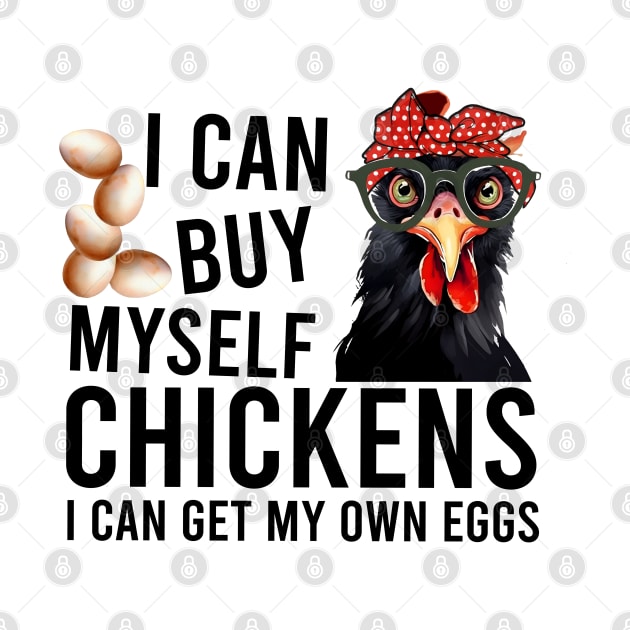 I can by myself,Chicken  I can get my own eggs by DavidBriotArt