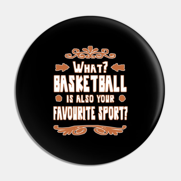 basketball Pin by FindYourFavouriteDesign