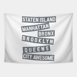 NYC City Awesome Tapestry