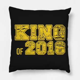 King Of 2018 New Years Eve Pillow