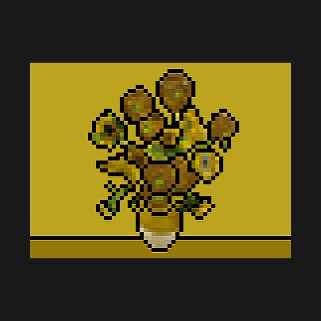 Sunflowers Pixel by BiVe