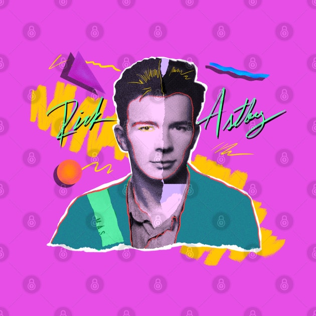 RICK ASTLEY 80S RETRO STYLE by DISCO DISCO MX