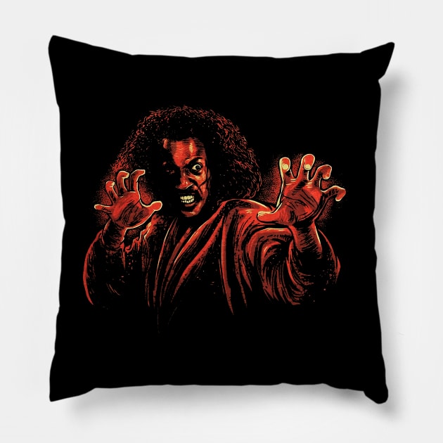 SHO NUFF THE LAST DRAGON Pillow by kimi.ink.ink