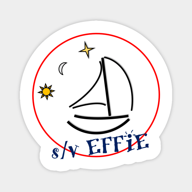 EFFIE colored logo Magnet by tgass